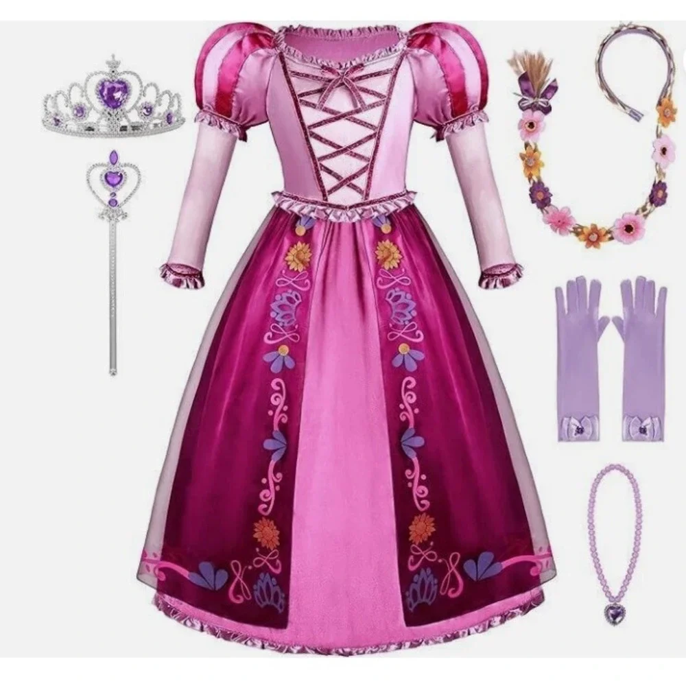 Spooktacular Creations PINK PRINCESS Halloween Party Costume Girl's Sm‎ 5-7 NEW